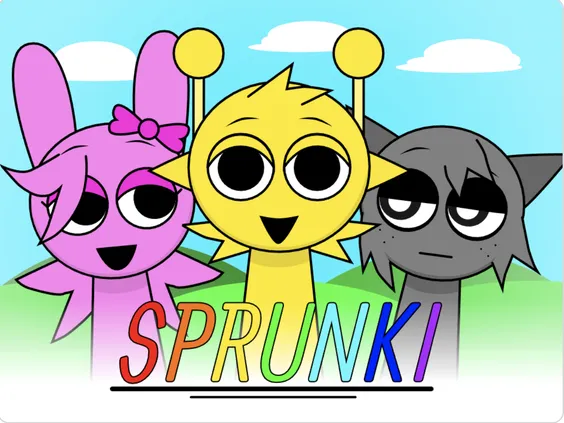 A legnépszerűbb Sprunki projekt, kivéve, hogy van egy pasztell mód WIP.